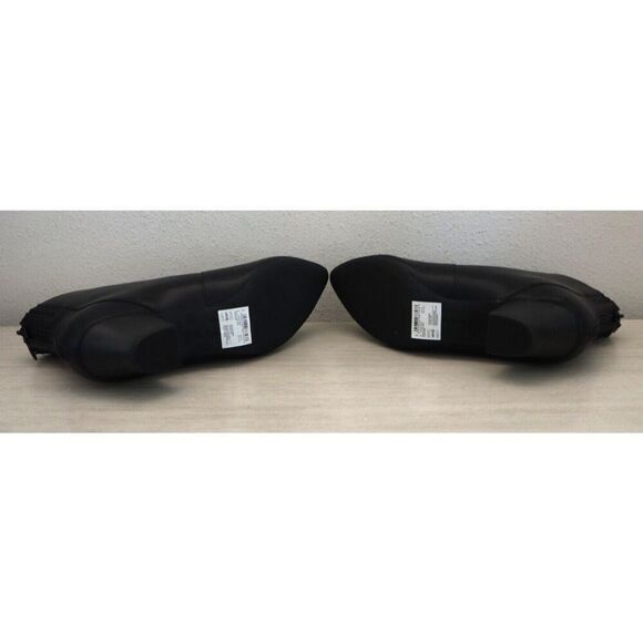 Clarks 261-67841 Women's Sz 7.5M Black Leather Teresa Ankle Boots - Picture 4 of 9